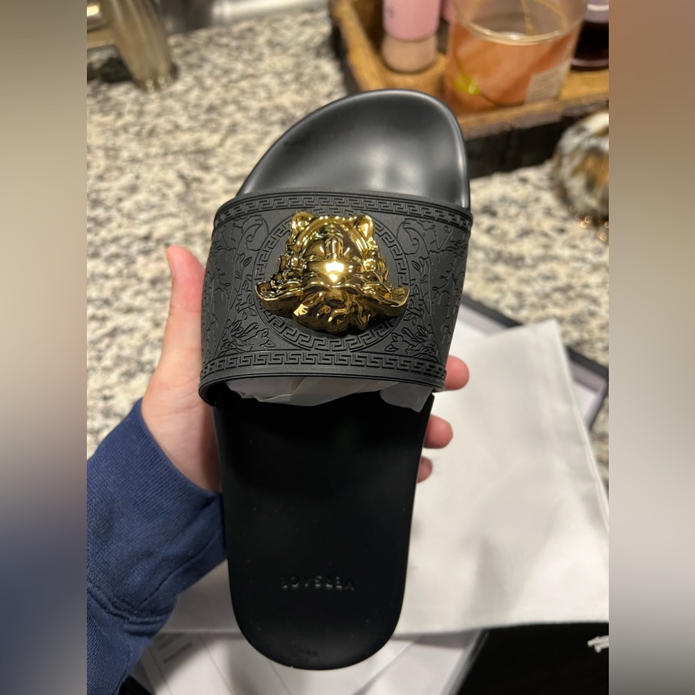 Versace slides/Sandles